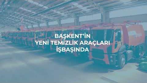 DAHA TEMİZ BİR BAŞKENT İÇİN YENİ TEMİZLİK ARAÇLARI İŞ BAŞINDA.