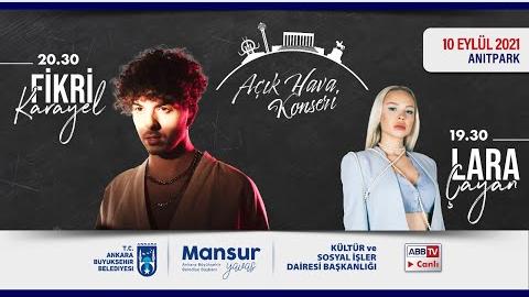 "Büyükşehir Parklarda": Müzik ve Mutluluk Zamanı Lara Çayan ve Fikri Karayel Konseri