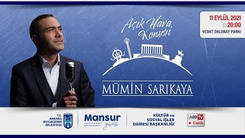 "Büyükşehir Parklarda": Müzik ve Mutluluk Zamanı; Mümin Sarıkaya Konseri