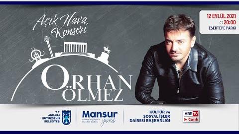 "Büyükşehir Parklarda": Müzik ve Mutluluk Zamanı; Orhan Ölmez Konseri