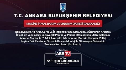 MAKİNE İKMAL BAKIM VE ONARIM DAİRESİ BAŞKANLIĞI - Belediyemize Ait Araç, Gereç ve İş Makinalarında