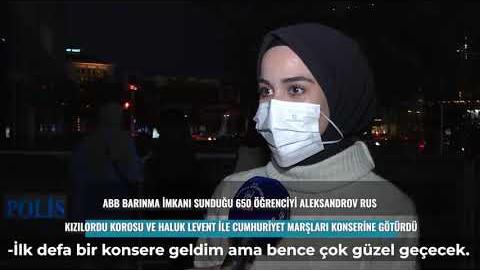 650 Öğrencimizin Katılımıyla; Cumhuriyet Marşları Konseri’nde Keyifli Vakit Geçirdik