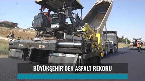 BAŞKENT’TE ASFALT REKORU