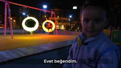 BÜYÜKŞEHİR’DEN LED AYDINLATMALI ENGELLERİ AŞAN PARK