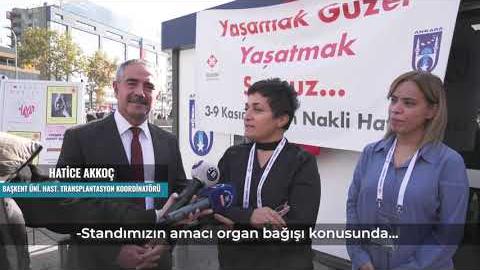 “3-9 Kasım Organ ve Doku Bağışı Haftası” kapsamında organ ve doku bağışı konusunda iş birliği yaptık