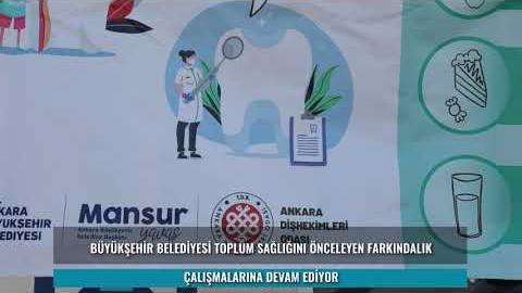 Toplum sağlığı için görev başındayız.
