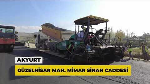 Akyurt ve Yenimahalle’de yeni asfalt serim çalışmalarımızı tamamladık.