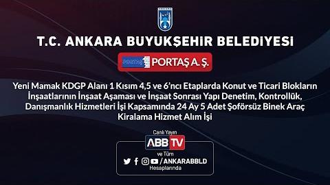 PORTAŞ A.Ş. - 24 Ay 5 Adet Şöförsüz Binek Araç Kiralama Hizmet Alım İşi