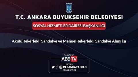 SOSYAL HİZMETLER DAİRESİ BAŞKANLIĞI - Akülü ve Manuel Tekerlekli Sandalye Alım İşi