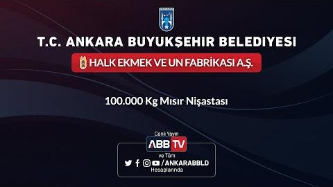 HALK EKMEK VE UN FABRİKASI A.Ş. 100.000 Kg Mısır Nişastası