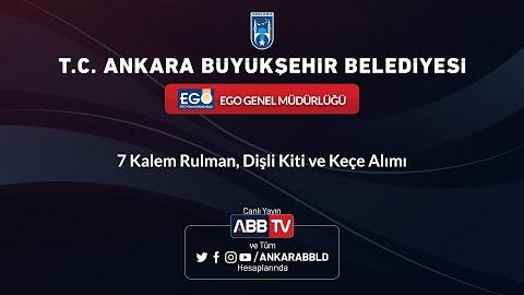 EGO GENEL MÜDÜRLÜĞÜ - 7 Kalem Rulman, Dişli Kiti ve Keçe Alımı