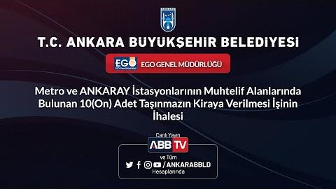 EGO GENEL MÜDÜRLÜĞÜ - 10 (On) Adet Taşınmazın Kiraya Verilmesi İşinin İhalesi