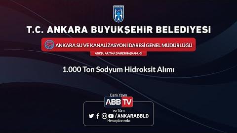 ASKİ GENEL MÜDÜRLÜĞÜ - ATIKSU ARITMA DAİRESİ BAŞKANLIĞI - 1.000 Ton Sodyum Hidroksit Alımı