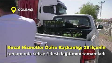 Başkentli çiftçiye destek olabilmek için başlattığımız sebze fidesi desteği çiftçilerimizle buluştu.