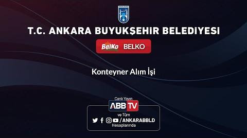 BELKO - Konteyner Alım İşi