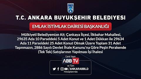 EMLAK İSTİMLAK DAİRESİ BAŞKANLIĞI - 31 Adet Taşınmazın Satışlarının Yapılması İşi İhalesi