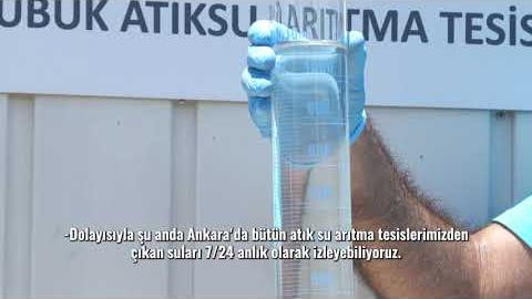 ASKİ, ATIK SU ARITMA TESİSLERİNİN ÇIKIŞ SUYUNU ONLİNE KESİNTİSİZ İZLİYOR