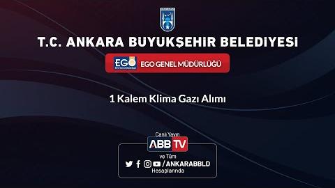 EGO GENEL MÜDÜRLÜĞÜ 1 Kalem Klima Gazı Alımı