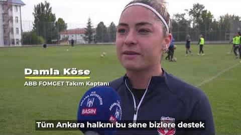  FOMGET Kadın Futbol Takımımız, Şampiyonluk hedefiyle çalışıyor.