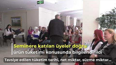 “Gıdanı Tanı, Seçimini Yap” semineri düzenledik.