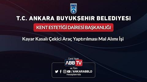 KENT ESTETİĞİ DAİRESİ BAŞKANLIĞI - Kayar Kasalı Çekici Araç Yaptırılması Mal Alımı İşi