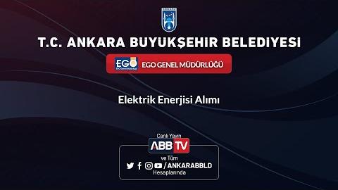 EGO GENEL MÜDÜRLÜĞÜ - Elektrik Enerjisi Alımı