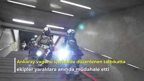 ANKARAY hattında bulunan Maltepe İstasyonu’nda “Trende Yangın ve Yolcu Tatbikatı”nı gerçekleştirdik.