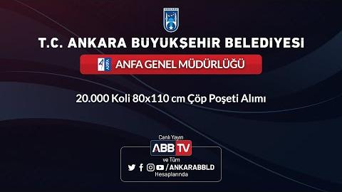 ANFA GENEL MÜDÜRLÜĞÜ - 20.000 Koli 80x110 cm Çöp Poşeti Alımı