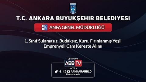 ANFA GENEL MÜDÜRLÜĞÜ - 1. Sınıf, Bıdaksız, Kuru, Fırınlanmış Yeşil Emperyenli Çam Kereste Alımı