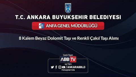 ANFA GENEL MÜDÜRLÜĞÜ - 8 Kalem Beyaz Dolomit Taşı ve Renkli Çakıl Taşı Alımı