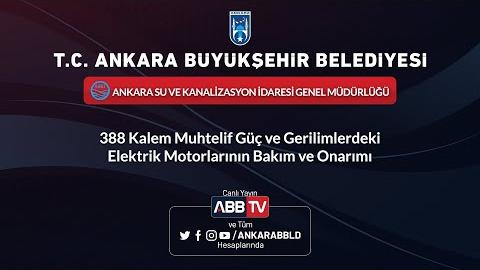 ASKİ GENEL MÜDÜRLÜĞÜ - Elektrik Motorlarının Bakım ve Onarımı