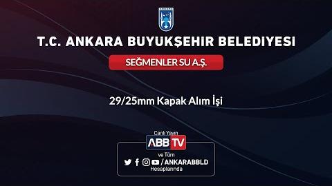 SEĞMEN SU AŞ - 29/25mm Kapak Alım İşi