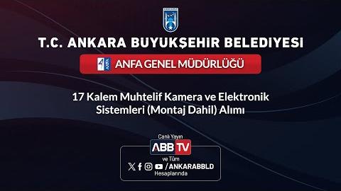 ANFA GENEL MÜDÜRLÜĞÜ - 17 Kalem Muhtelif Kamera ve Elektronik Sistemleri (Montaj Dahil) Alımı