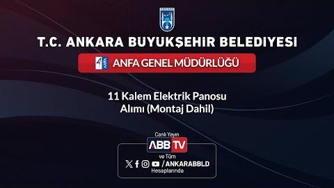 ANFA GENEL MÜDÜRLÜĞÜ - 11 Kalem Elektrik Panosu Alımı(Montaj Dahil)