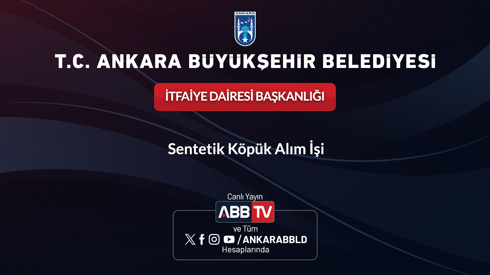 İTFAİYE DAİRESİ BAŞKANLIĞI - Sentetik Köpük Alım İşi