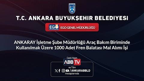 EGO -1000 Adet Fren Balatası Mal Alımı İşi