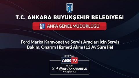 ANFA GENEL MÜDÜRLÜĞÜ - Ford Marka Kamyonet ve Servis Araçları İçin Servis, Bakım Onarım Hizmeti Alımı (12 Ay Süre İle)