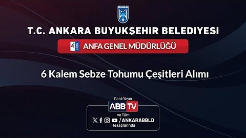 ANFA GENEL MÜDÜRLÜĞÜ - 6 Kalem Sebze Tohumu Çeşitleri Alımı