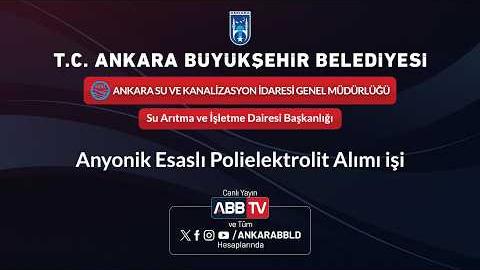 ASKİ GENEL MÜDÜRLÜĞÜ - Anyonik Esaslı Polielektrolit Alımı İşi