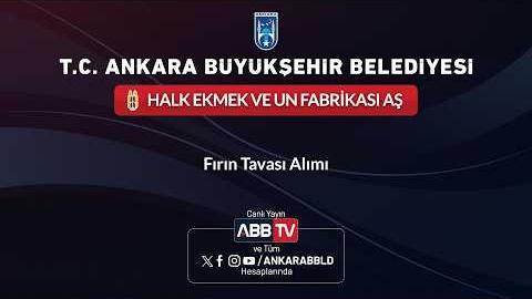 HALK EKMEK VE UN FABRİKASI AŞ - Fırın Tavası Alımı