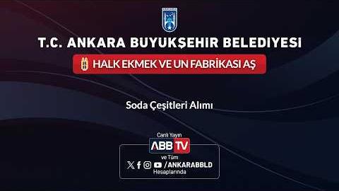 HALK EKMEK VE UN FABRİKASI AŞ - Soda Çeşitleri Alımı