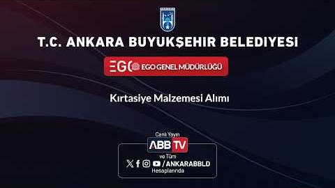 EGO GENEL MÜDÜRLÜĞÜ - Kırtasiye Malzemesi Alımı
