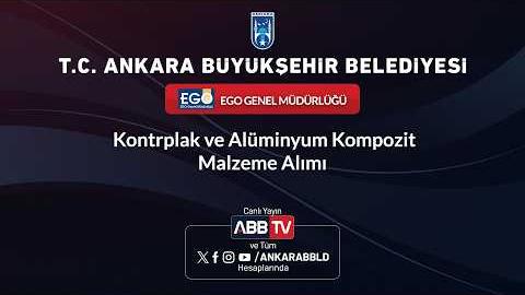 EGO GENEL MÜDÜRLÜĞÜ - Kontrplak ve Alüminyum Kompozit Malzeme Alımı