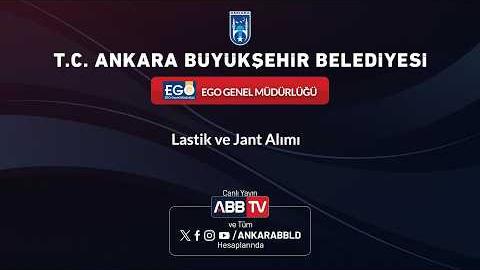 EGO GENEL MÜDÜRLÜĞÜ - Lastik ve Jant Alımı