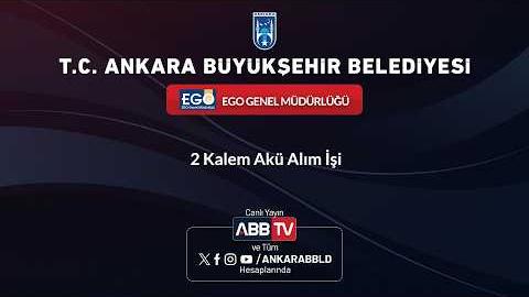 EGO GENEL MÜDÜRLÜĞÜ - 2 Kalem Akü Alım İşi