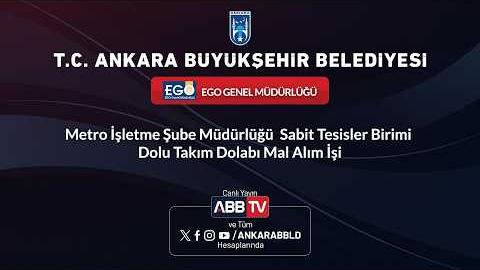 EGO GENEL MÜDÜRLÜĞÜ - METRO İŞLETME ŞUBE MÜDÜRLÜĞÜ SABİT TESİSLER BİRİMİ DOLU TAKIM DOLABI MAL ALIM