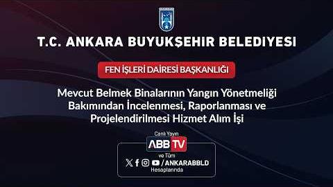 FEN İŞLERİ DAİ BŞK- Belmek Binalarının Yangın Yönetmeliği Bakımından İncelenmesi, Raporlanması ve